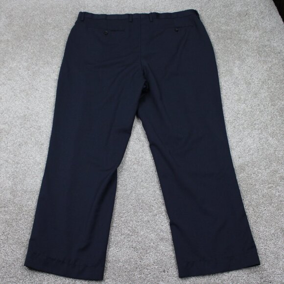 Banana Republic Dress Pants Mens 40x30 Blue Marzotto Super 120s Wool Slim Fit - Picture 6 of 14